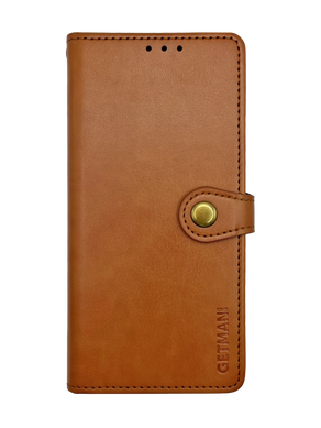 Чохол-книжка шкіра для Xiaomi Redmi 13C/Poco C65 brown Getman Gallant PU