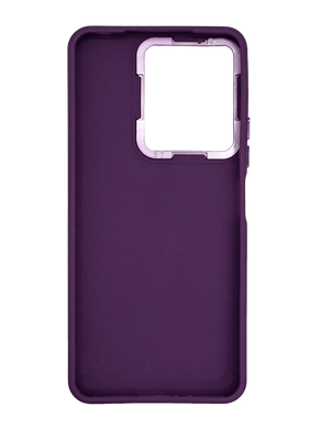 Силиконовый чехол Leather Case Classic для Xiaomi Redmi Note 13 4G violet