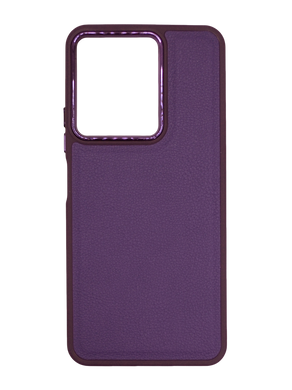 Силіконовий чохол Leather Case Classic для Xiaomi Redmi Note 13 4G violet