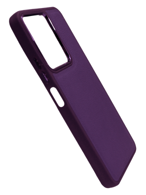 Силиконовый чехол Leather Case Classic для Xiaomi Redmi Note 13 4G violet