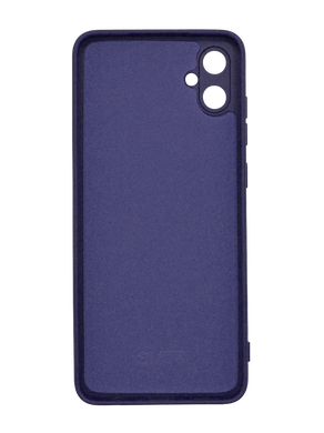 Силіконовий чохол SMTT для Samsung A05 dark violet Full Camera з мікрофіброю