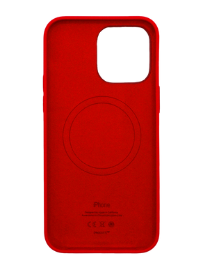 Силиконовый чехол with MagSafe для iPhone 14 Pro Max red