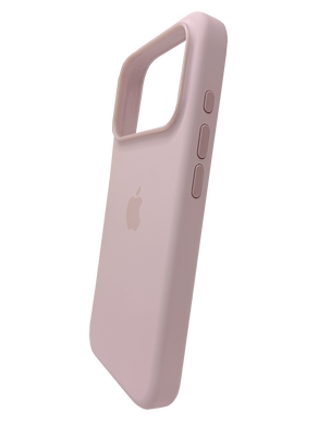 Силиконовый чехол with MagSafe для iPhone 17 Pro light pink 1:1 Smart animation