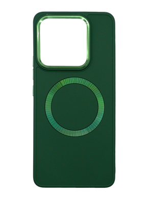 TPU чохол Bonbon Metal Style with MagSafe для Xiaomi Mi13 Pro army green