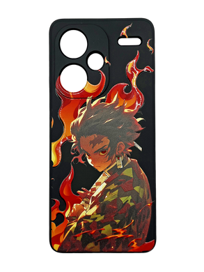 Чохол Anime Legends Colorfull (N) для Xiaomi Redmi Note 13 Pro+ tanjiro black Full Camera