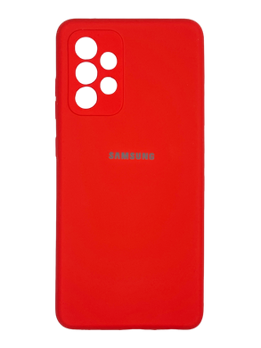 Силіконовий чохол Full Cover для Samsung A52 red Full Camera