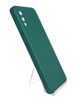 Силіконовий чохол Candy Full Camera для Samsung A02 forest green