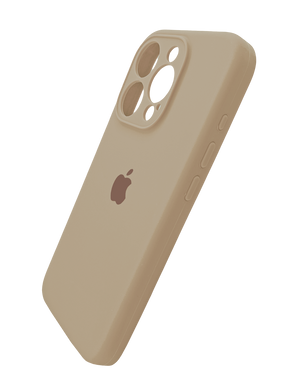 Силіконовий чохол Full Cover для iPhone 15 Pro lavander Full Camera