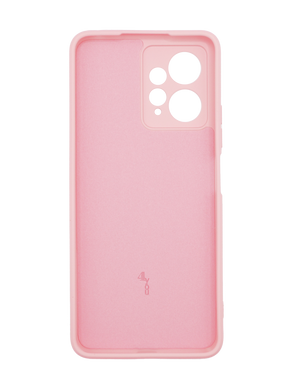 Силиконовый чехол Full Cover для Xiaomi Redmi Note 12 4G pink Full Camera без logo