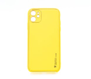 Чохол шкіра Xshield для iPhone 11 yellow Full Camera