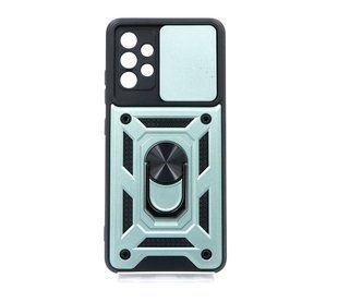 Чохол Camshield Serge Ring для Samsung A32 4G green протиударний шторка/захист камери