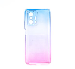 Силіконовий чохол Gradient Design для Xiaomi Mi11T/Mi11T Pro 0.5mm blue/pink