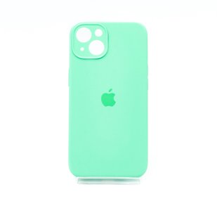 Силіконовий чохол Full Cover для iPhone 13 spearmint (grass) Full Camera