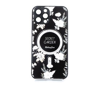 TPU+PC чохол Secret Garden with MagSafe для iPhone 12 Pro Max black