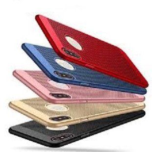 Чехол Perforation для iPhone X gold