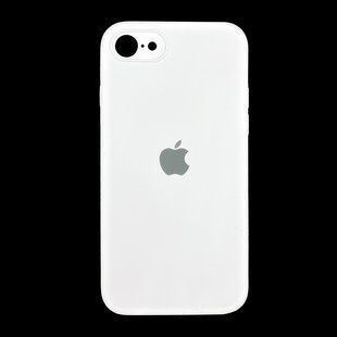 Силиконовый чехол Full Cover Square для iPhone 7/8 white Full Camera