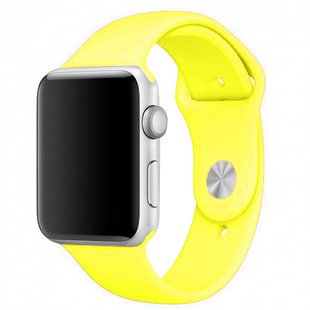Силиконовый ремешок для Apple Watch Sport Band 38-40mm (S/M & M/L) 3pcs yellow(lemonade)