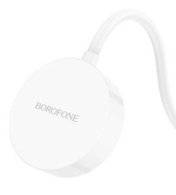 Бездротовий Зарядний Пристрій Borofone BQ13C (iWatch 1-8, SE/SE2/Ultra) white