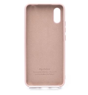 Силіконовий чохол Full Cover для Xiaomi Redmi 9A pink sand My color