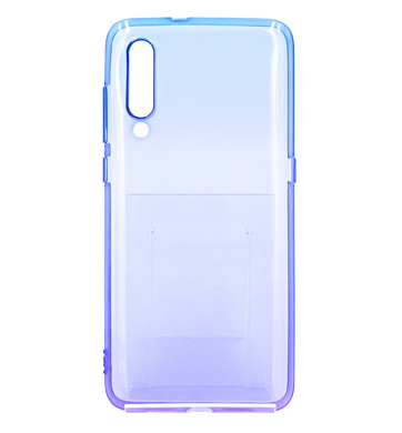 Силиконовый чехол Gradient Design для Xiaomi Mi9 blue purple