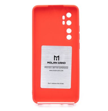 Силиконовый чехол Molan Cano для Xiaomi Mi Note 10 Lite Smooth red