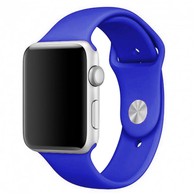 Силіконовий ремінець для Apple Watch 42/44mm S (40) ultra blue