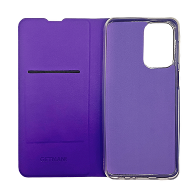 Чохол-книжка шкіра для Samsung A23 4G violet Getman Elegant PU