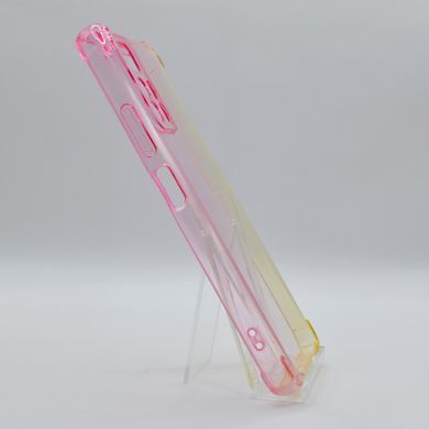 Силиконовый чехол WAVE Shine для Xiaomi Poco M4 Pro 5G/Redmi Note 11/Note 11T 5G pink/yellow