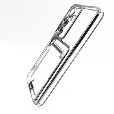 Силиконовый чехол WAVE Metal Pocket для Samsung S24 Plus black Full Camera