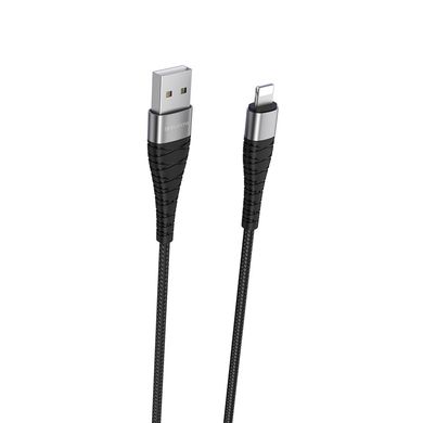 USB кабель Borofone BX32 Munificent Lightning 2.4A/1m black