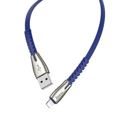USB кабель HOCO U58 Core Lightning 1,2m blue