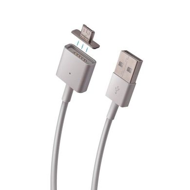 USB кабель Micro USB Magnetic (тех.упак) white
