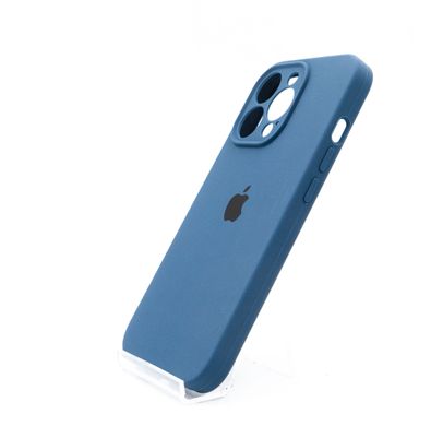 Силіконовий чохол Full Cover для iPhone 13 Pro abyss blue Full Camera