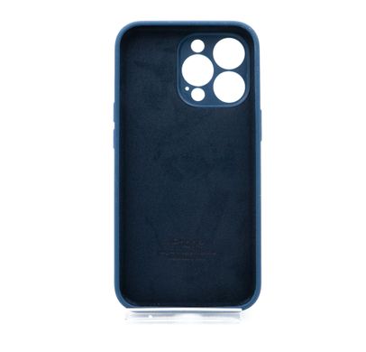 Силіконовий чохол Full Cover для iPhone 13 Pro abyss blue Full Camera