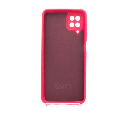 Силіконовий чохол SMTT для Samsung A12/M12 cherry Full Camera з мікрофіброю