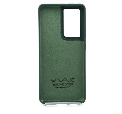 Силіконовий чохол WAVE Full Cover для Samsung S21 Ultra cyprus green