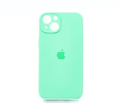 Силіконовий чохол Full Cover для iPhone 13 spearmint (grass) Full Camera