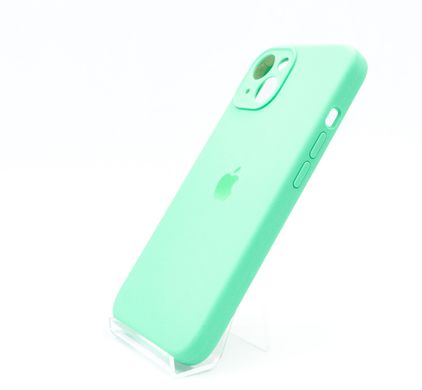 Силіконовий чохол Full Cover для iPhone 13 spearmint (grass) Full Camera