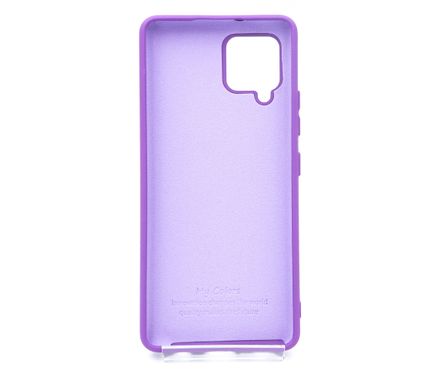 Силиконовый чехол Full Cover для Samsung A42 purple без logo
