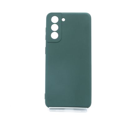 Силіконовий чохол WAVE Colorful для Samsung S21 forest green (TPU) Full camera