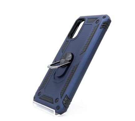 Чехол Serge Ring for Magnet для Xiaomi Redmi Note 10 5G/Poco M3 Pro dark blue противоударный