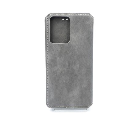 Чохол-книжка шкіра для Xiaomi Redmi Note 12 Pro 5G/Poco X5 Pro 5G grey Getman Cubic PU