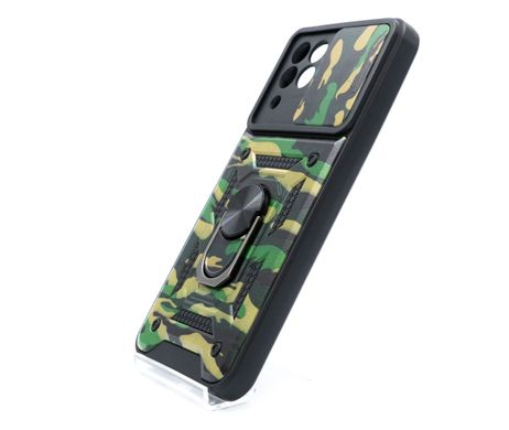 Чехол Camshield Serge Ring for Magnet Camo для Samsung M33 5G army green противоударный