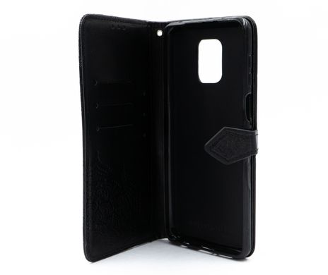 Чохол книжка шкіра Art case з візитницею для Xiaomi Redmi Note 9S black