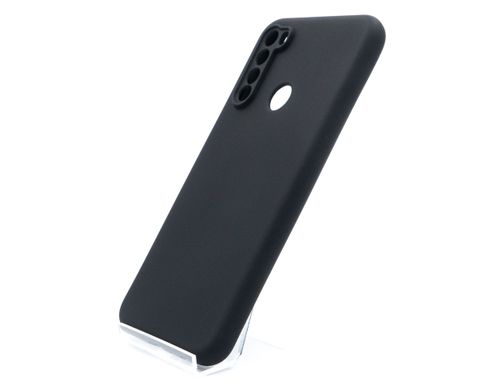 Силіконовий чохол Full Cover для Xiaomi Redmi Note 8T black Full Camera без logo