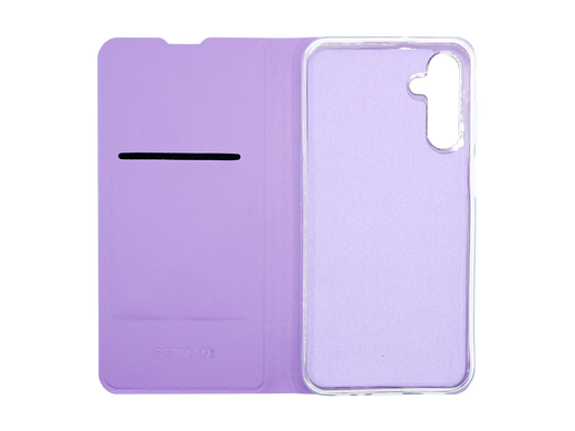 Чехол-книжка кожа для Samsung A15 4G/5G lilac Getman Elegant PU