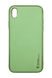 Чохол шкіра Xshield для iPhone XR pistachio