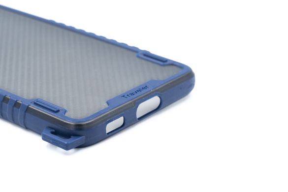 Чохол Carbon Protection Case для Samsung S21+ blue