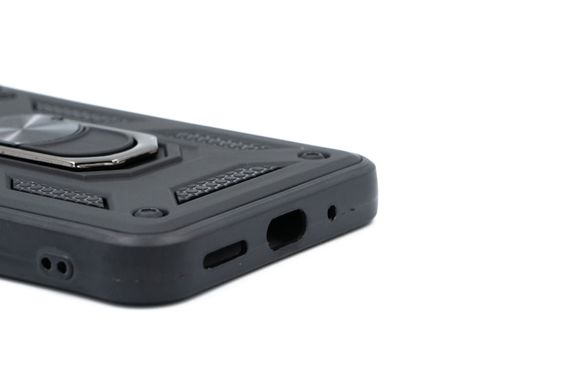 Чохол Camshield Serge Ring for Magnet для Xiaomi Redmi 9C black протиударний шторка/захист камери