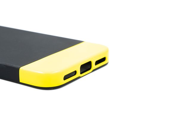 Чохол TPU+PC Bichromatic для iPhone X/XS black/yellow